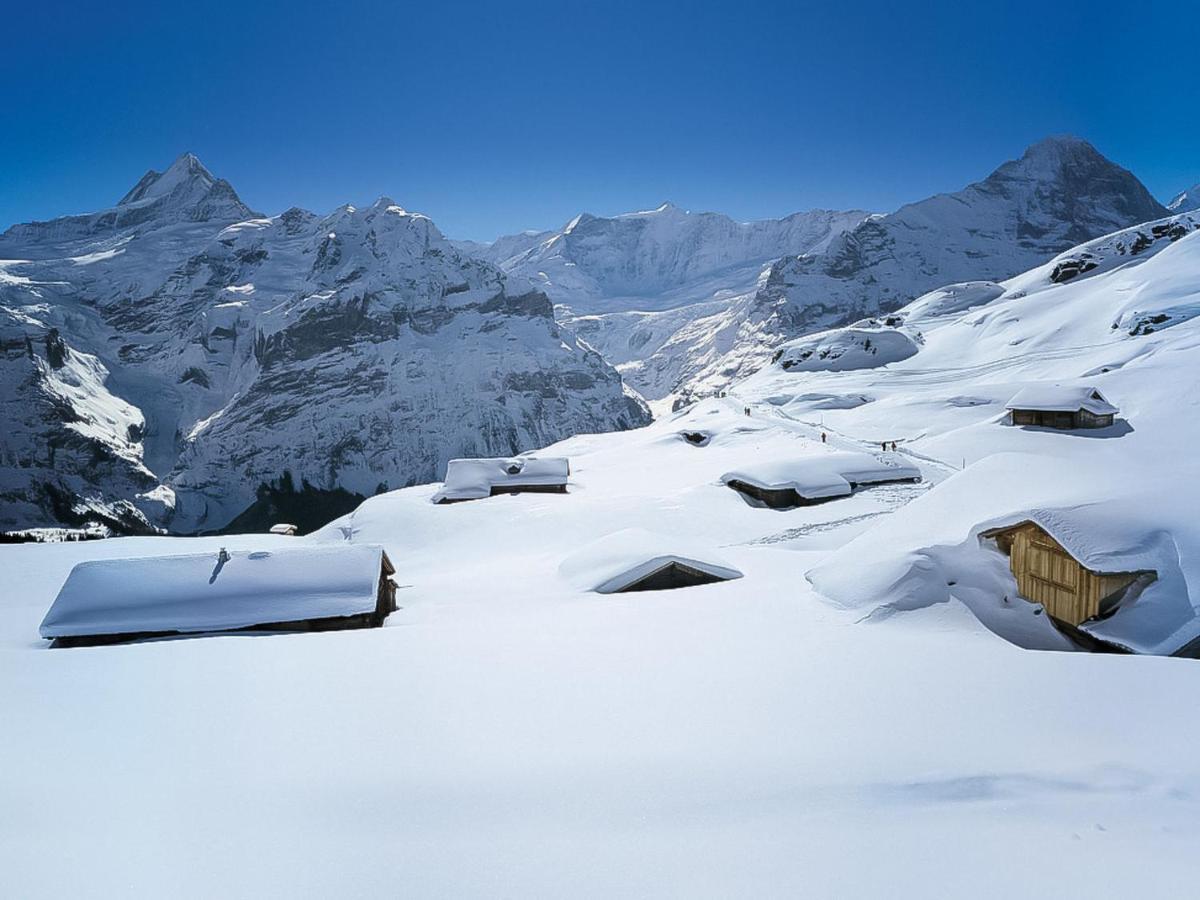 Apartment Chalet Abendrot Apartments-5 By Interhome Grindelwald Esterno foto